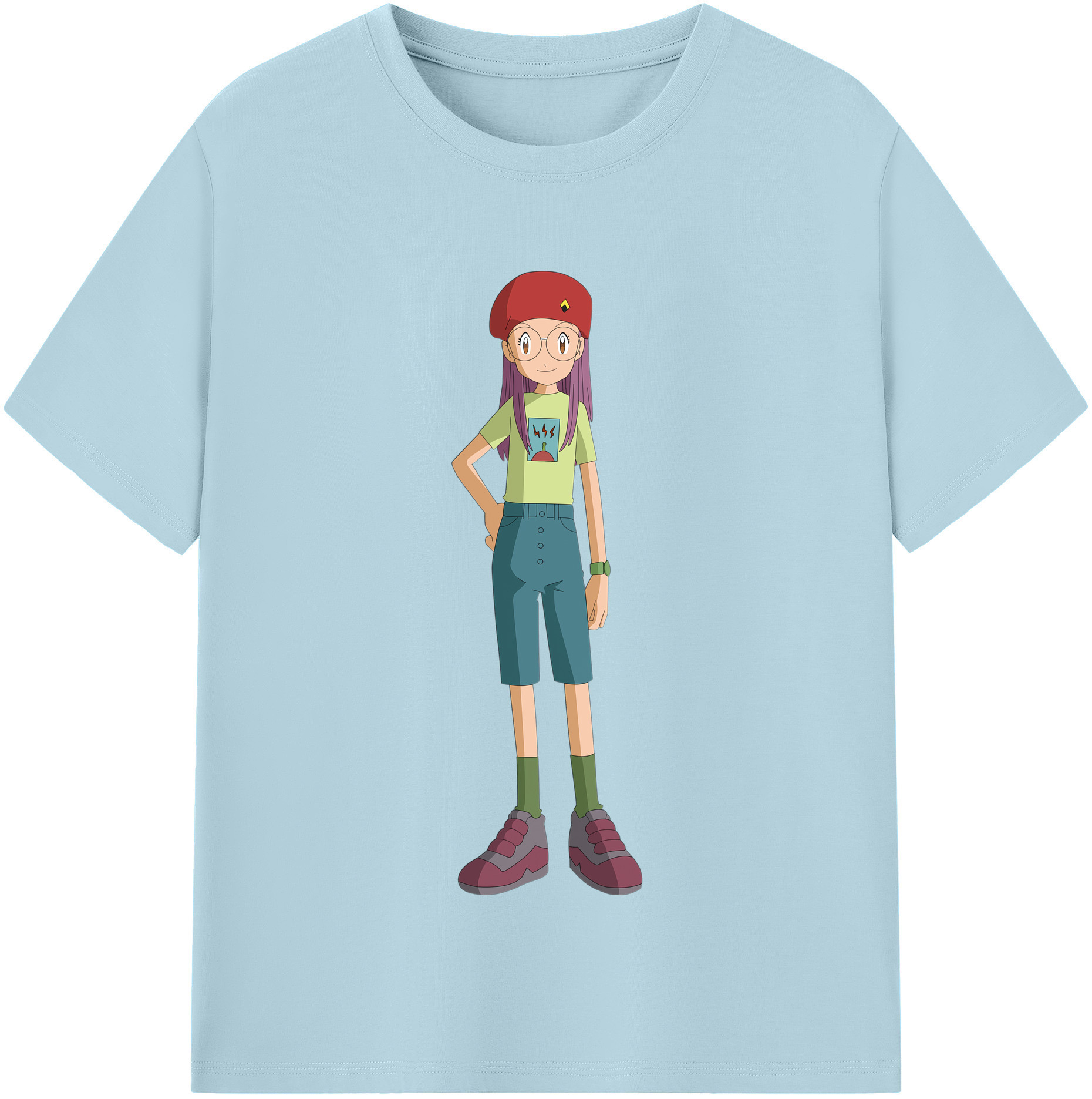 （画像用） Digimon デジタルモンスター/デジモン 綿100％半袖Tシャツ（フロントプリント）